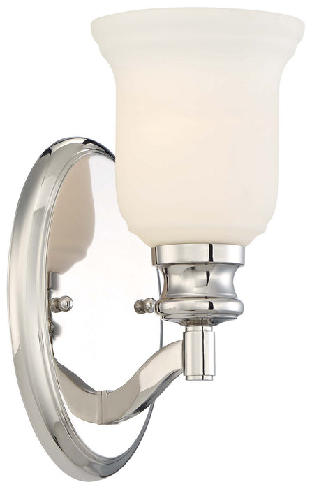 Minka-Lavery 3291-613 One Light Bath, Polished Nickel