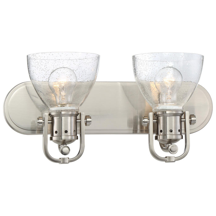 Minka-Lavery 3412-84 Two Light Bath, Brushed Nickel