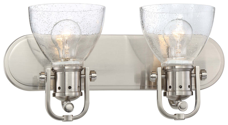 Minka-Lavery 3412-84 Two Light Bath, Brushed Nickel