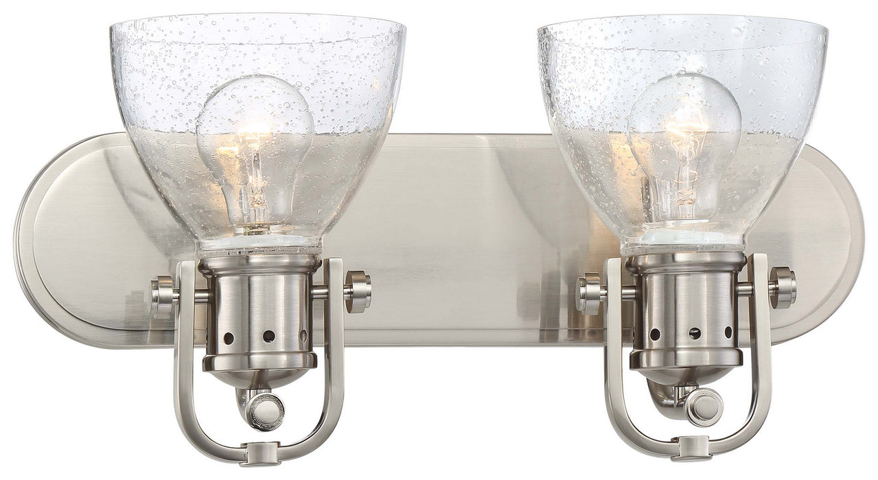 Minka-Lavery 3412-84 Two Light Bath, Brushed Nickel