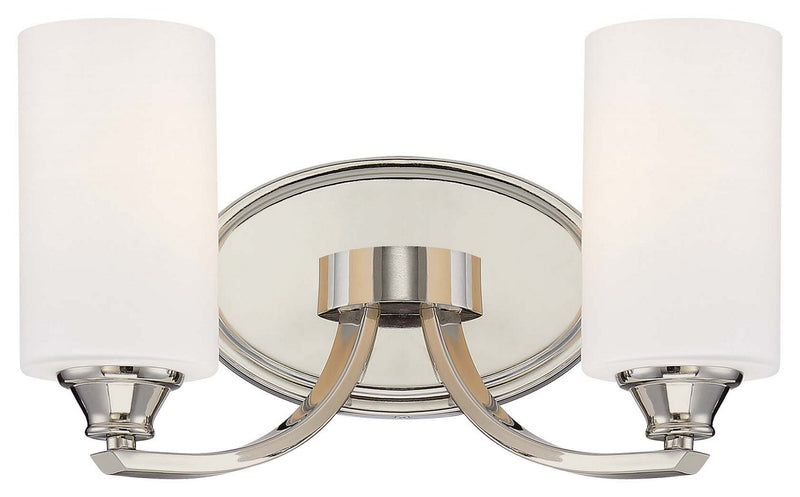 Minka-Lavery 3982-613 Two Light Bath, Polished Nickel