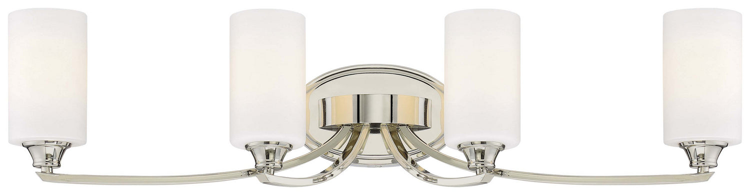 Minka-Lavery 3984-613 Four Light Bath, Polished Nickel