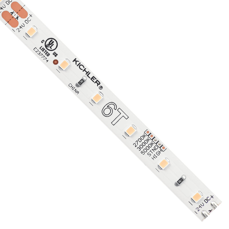 Kichler 6T116S50WH LED Tape Light, White Material (Not Painted)