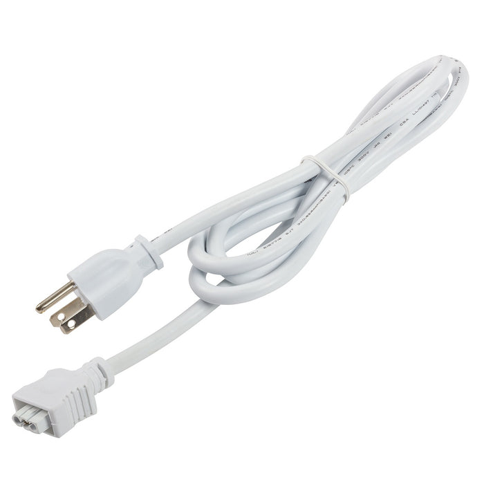 Kichler 6UCORDWH Ucab 3-Prong Cord, White Material (Not Painted)