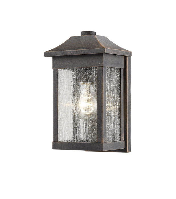 Artcraft SC13100RU One Light Wall Sconce, Rust