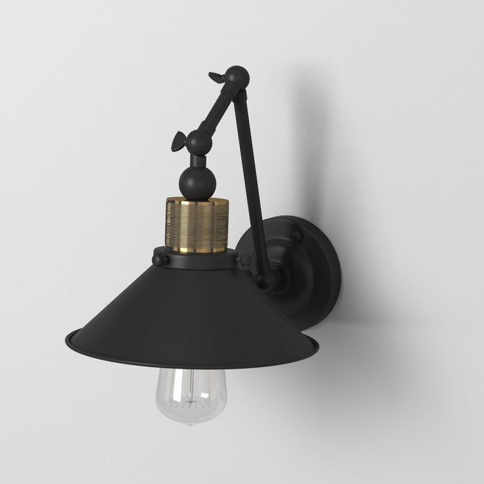 Artcraft AC10590VB One Light Wall Sconce, Vintage Brass