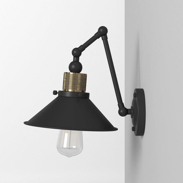 Artcraft AC10590VB One Light Wall Sconce, Vintage Brass