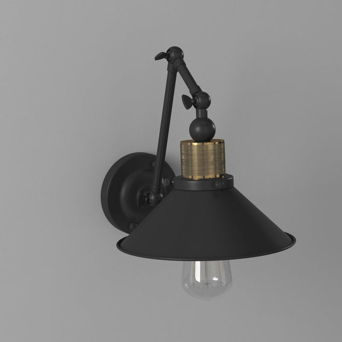 Artcraft AC10590VB One Light Wall Sconce, Vintage Brass