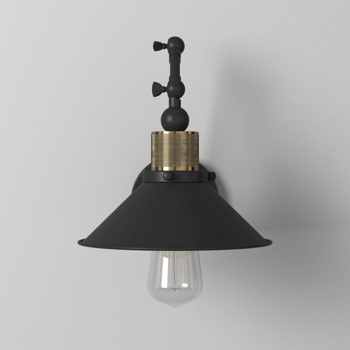 Artcraft AC10590VB One Light Wall Sconce, Vintage Brass