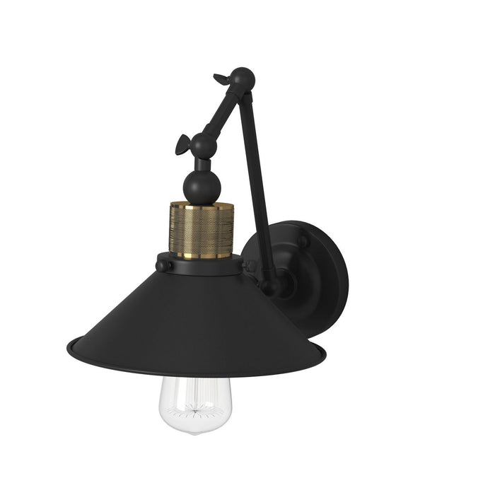 Artcraft AC10590VB One Light Wall Sconce, Vintage Brass