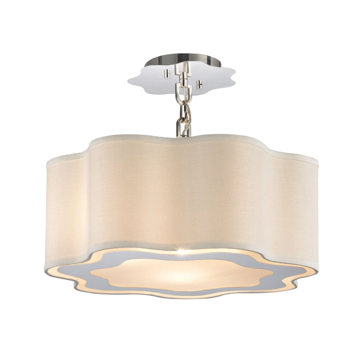 ELK Home 1140-018 Three Light Chandelier, Polished Nickel