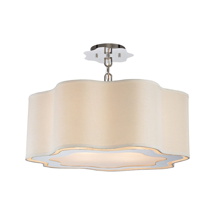 ELK Home 1140-019 Four Light Pendant, Polished Nickel