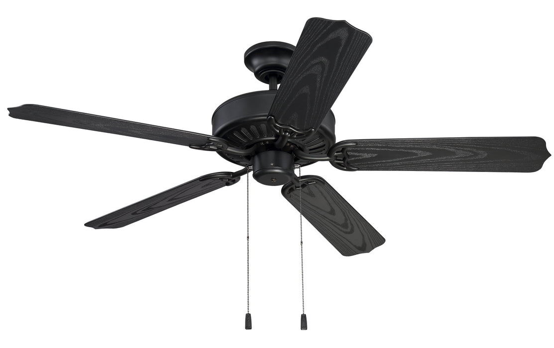 Craftmade END52MBK5PC1 52"Ceiling Fan, Matte Black