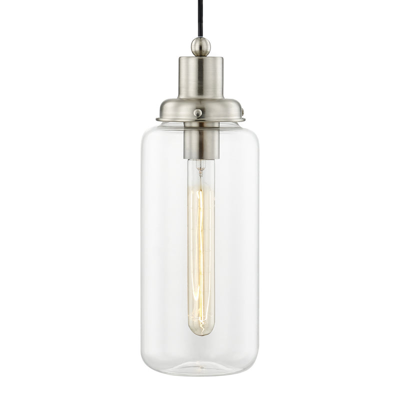 Livex Lighting 40614-91 One Light Mini Pendant, Brushed Nickel