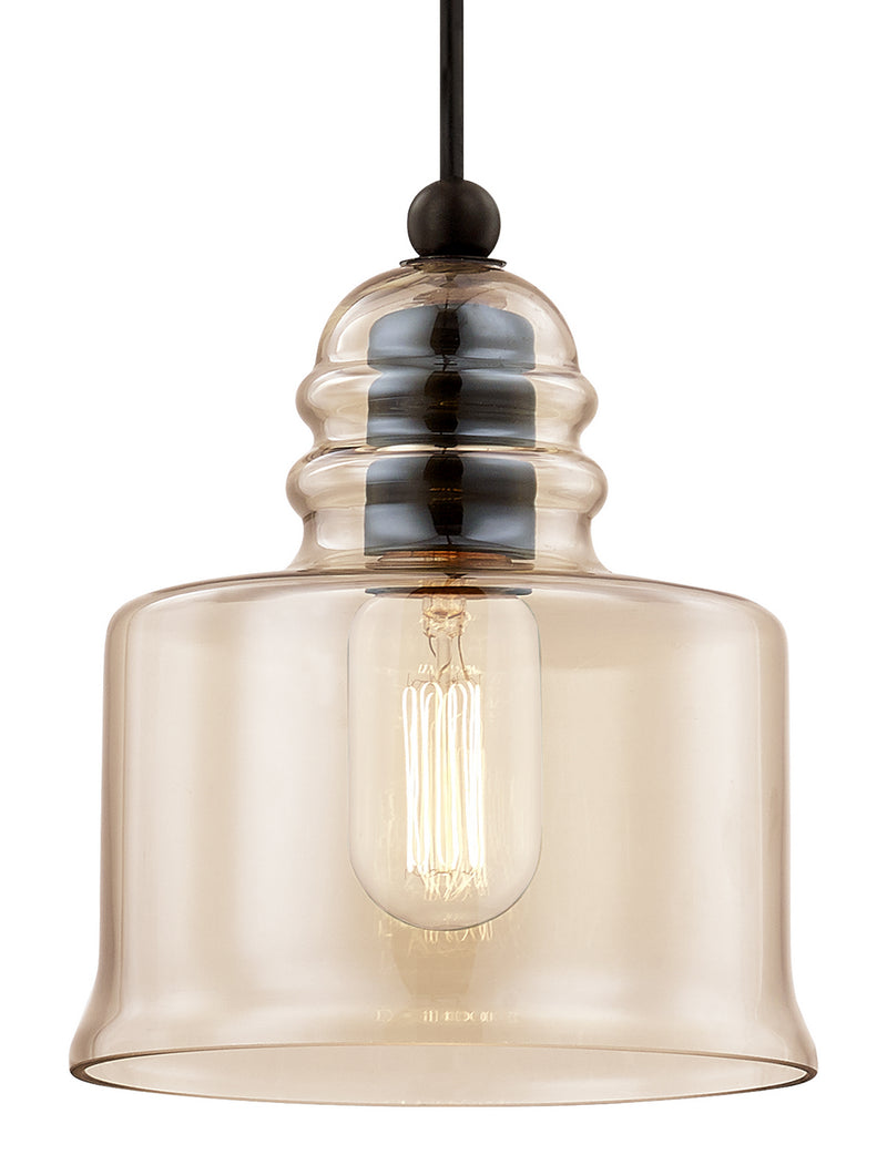 Livex Lighting 40630-92 One Light Mini Pendant, English Bronze