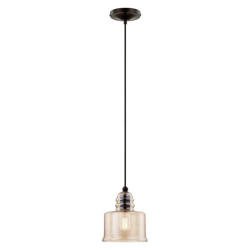 Livex Lighting 40630-92 One Light Mini Pendant, English Bronze