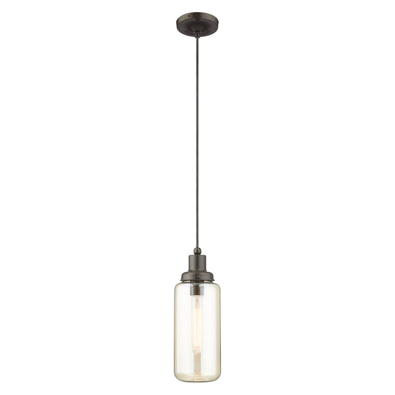 Livex Lighting 40634-92 One Light Mini Pendant, English Bronze