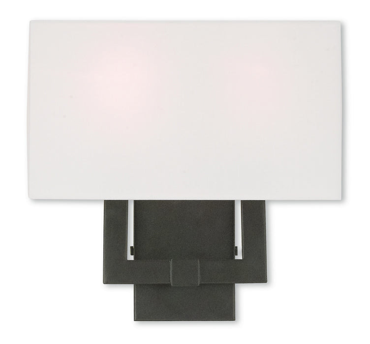 Livex Lighting 51103-07 Two Light Wall Sconce, Bronze