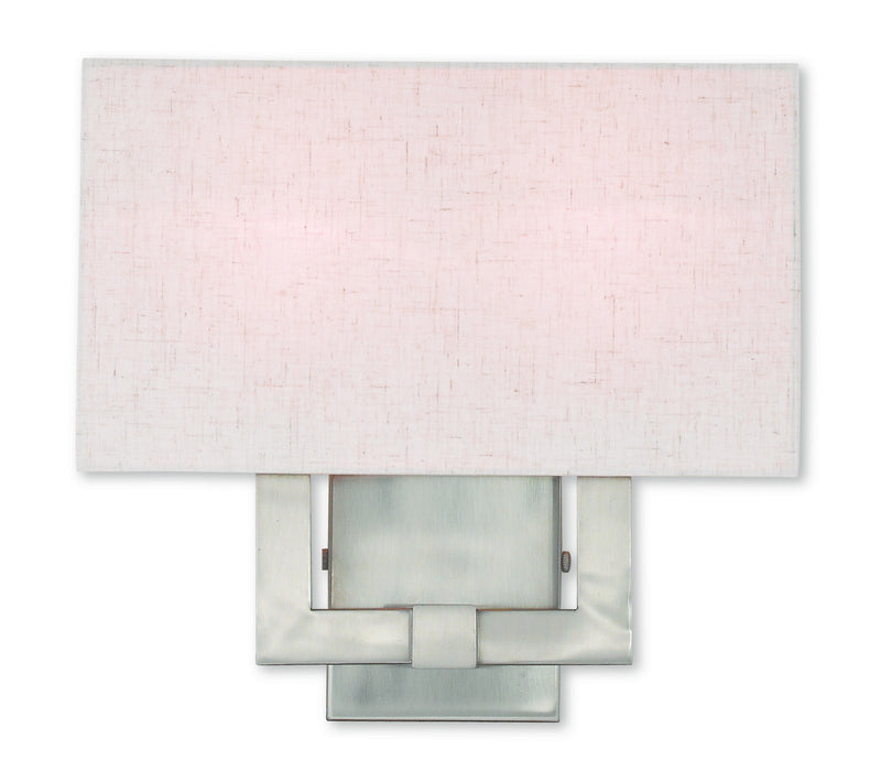 Livex Lighting 52132-91 Two Light Wall Sconce, Brushed Nickel