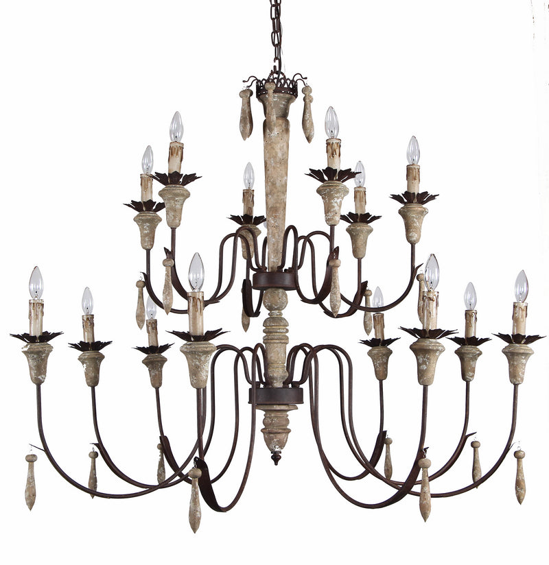 Terracotta Designs CHAN8135-8+6 14 Light Chandelier