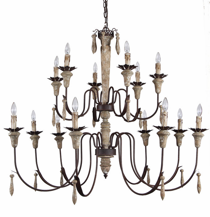 Terracotta Designs CHAN8135-8+6 14 Light Chandelier