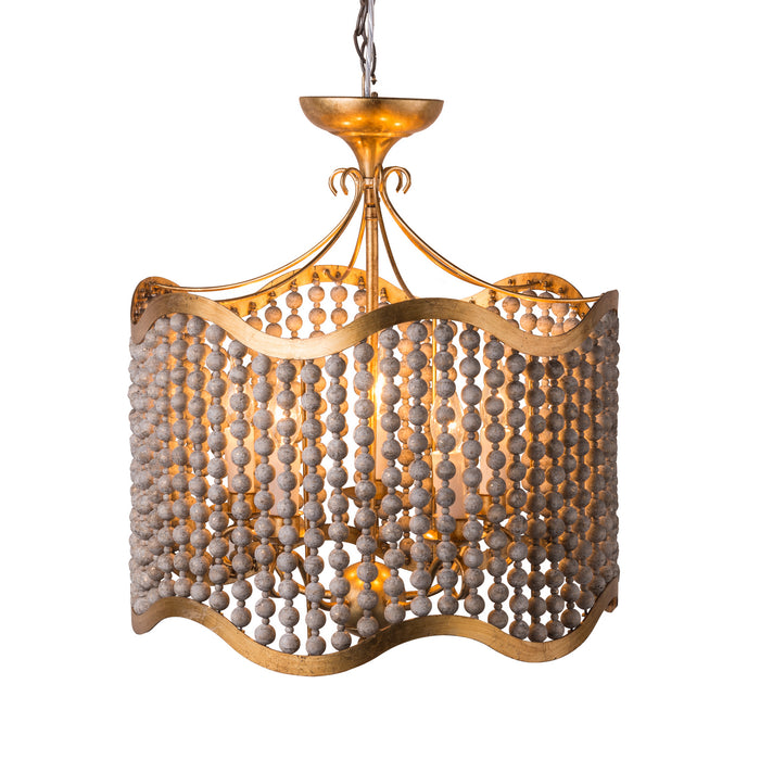 Terracotta Designs H6107-5 Five Light Chandelier, Gold
