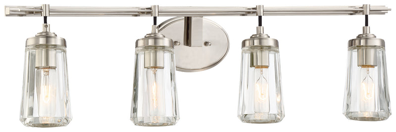 Minka-Lavery 2304-84 Four Light Bath, Brushed Nickel
