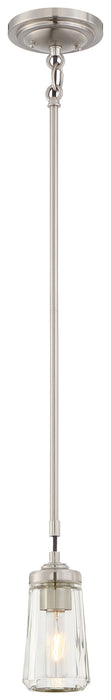 Minka-Lavery 3301-84 One Light Mini Pendant, Brushed Nickel
