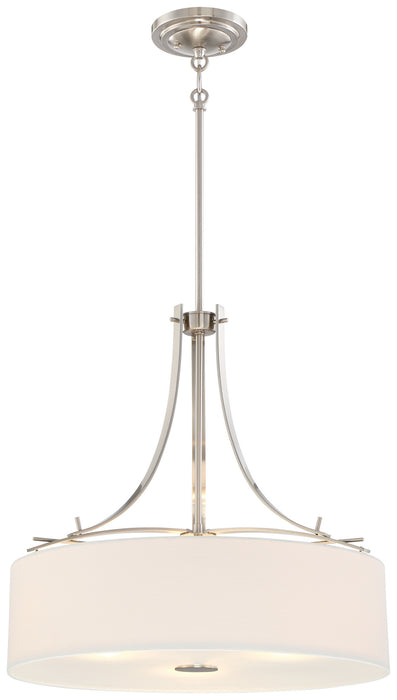 Minka-Lavery 3308-84 Three Light Pendant, Brushed Nickel