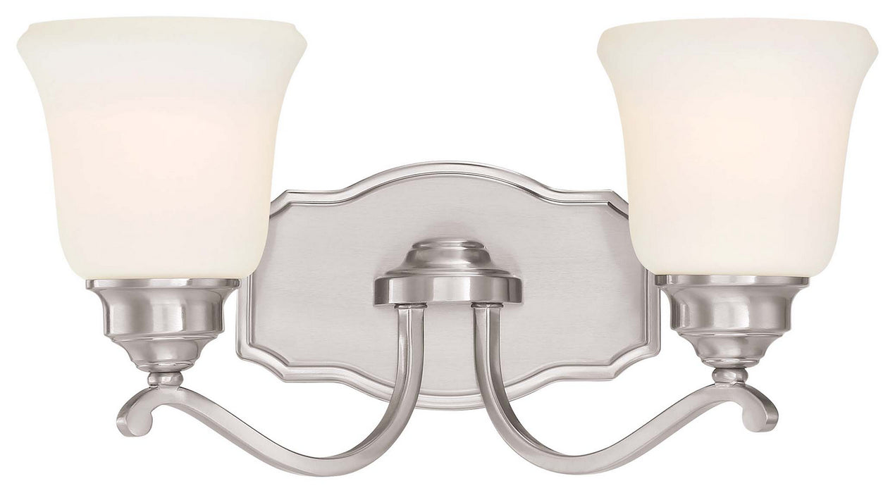 Minka-Lavery 3322-84 Two Light Bath, Brushed Nickel