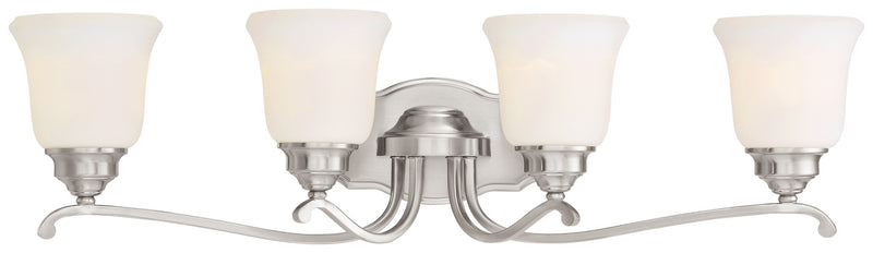 Minka-Lavery 3324-84 Four Light Bath, Brushed Nickel