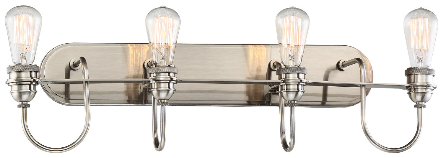 Minka-Lavery 3454-84B Four Light Bath, Plated Pewter