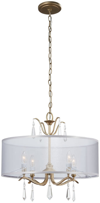 Minka-Lavery 4443-582 Four Light Semi Flush Mount, Brio Gold