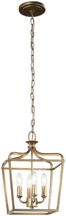 Minka-Lavery 4445-582 Four Light Pendant, Brio Gold