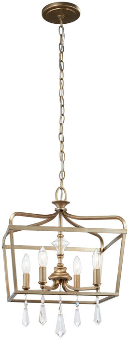 Minka-Lavery 4447-582 Four Light Pendant, Brio Gold