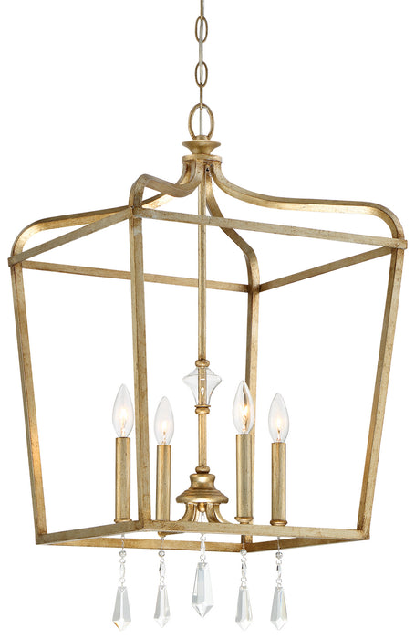 Minka-Lavery 4448-582 Four Light Pendant, Brio Gold