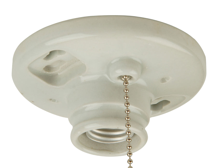 Craftmade K858-SO Keyless Lamp Holder, White