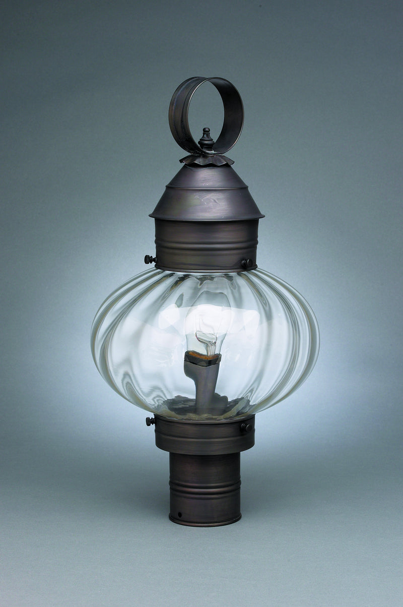 Northeast Lantern 2043-DB-MED-OPT One Light Post Mount, Dark Brass
