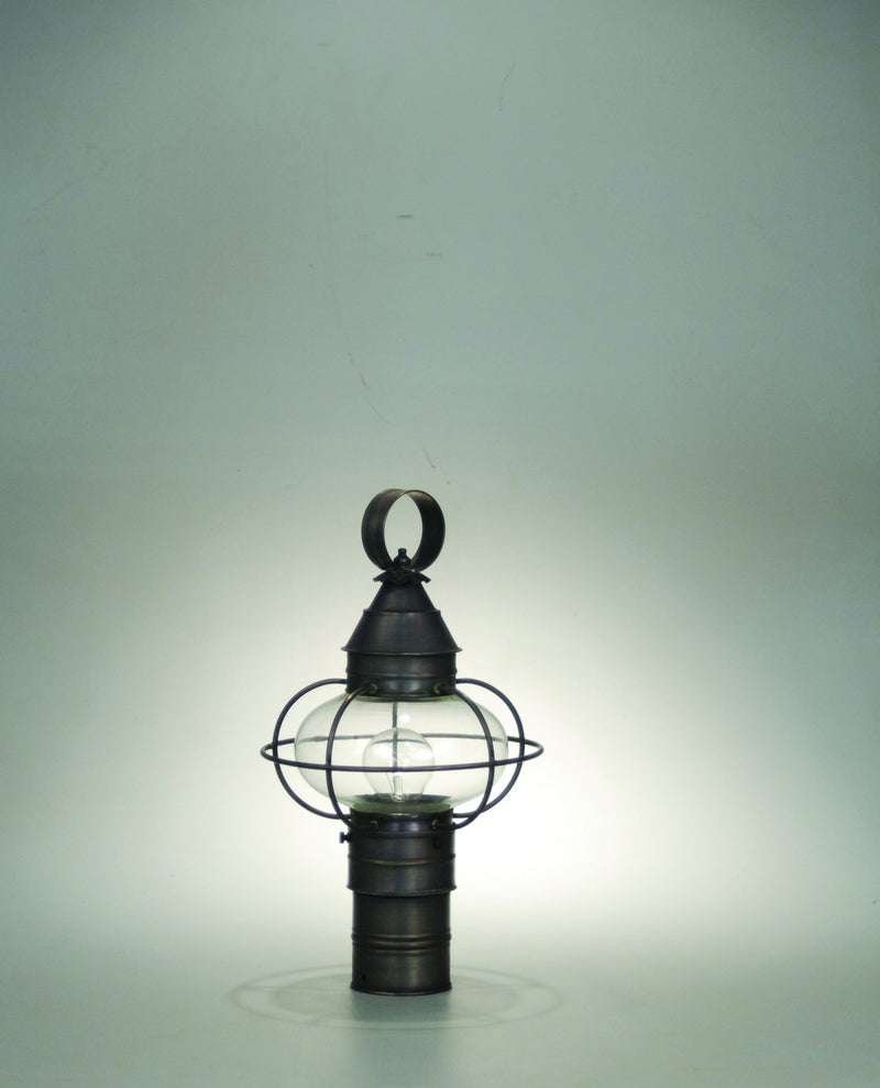 Northeast Lantern 2523-DB-MED-CLR One Light Post Mount, Dark Brass