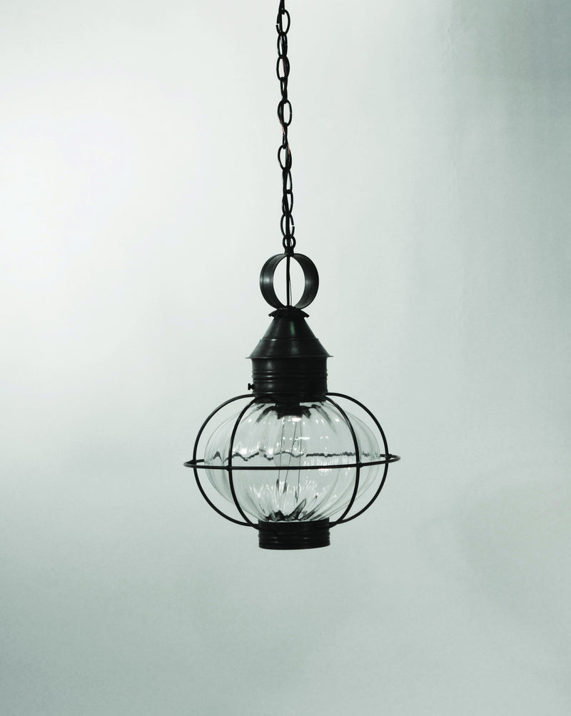 Northeast Lantern 2542-DB-MED-OPT One Light Hanging Lantern, Dark Brass