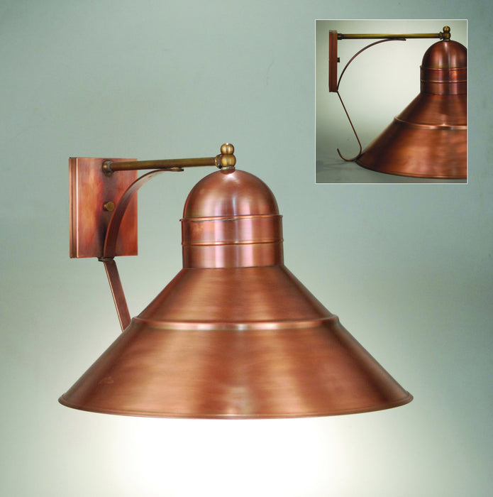 Northeast Lantern 3451-AC-MED One Light Wall Mount, Antique Copper