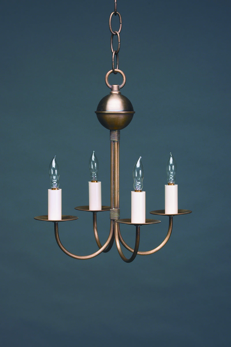 Northeast Lantern 904-AB-LT4 Four Light Hanging Lantern, Antique Brass