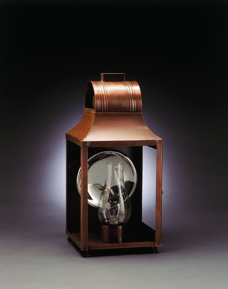 Northeast Lantern 9051-AC-CIM-CLR One Light Wall Mount, Antique Copper