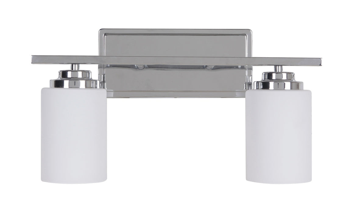 Craftmade 39702-CH Two Light Vanity, Chrome
