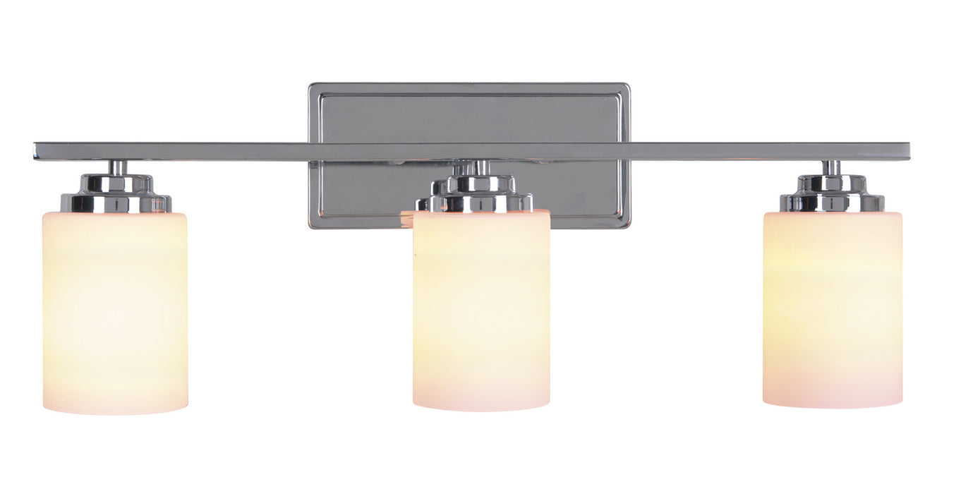 Craftmade 39703-CH Three Light Vanity, Chrome