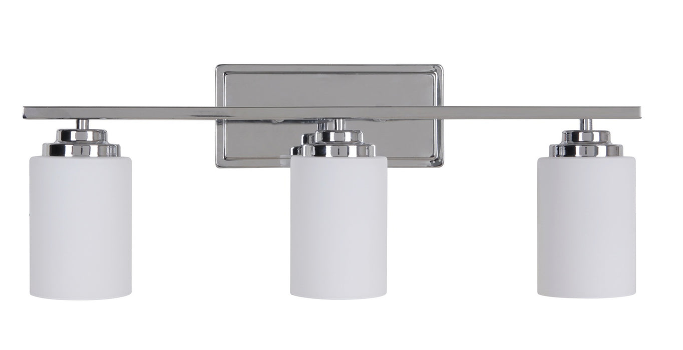 Craftmade 39703-CH Three Light Vanity, Chrome