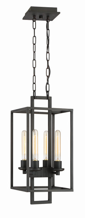 Craftmade 41534-ABZ Four Light Foyer Pendant, Aged Bronze Brushed