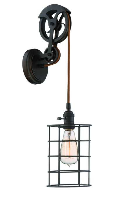 Craftmade CPMKPW-1ABZ One Light Wall Sconce, Aged Bronze Brushed