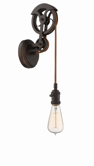 Craftmade CPMKPW-1ABZ One Light Wall Sconce, Aged Bronze Brushed