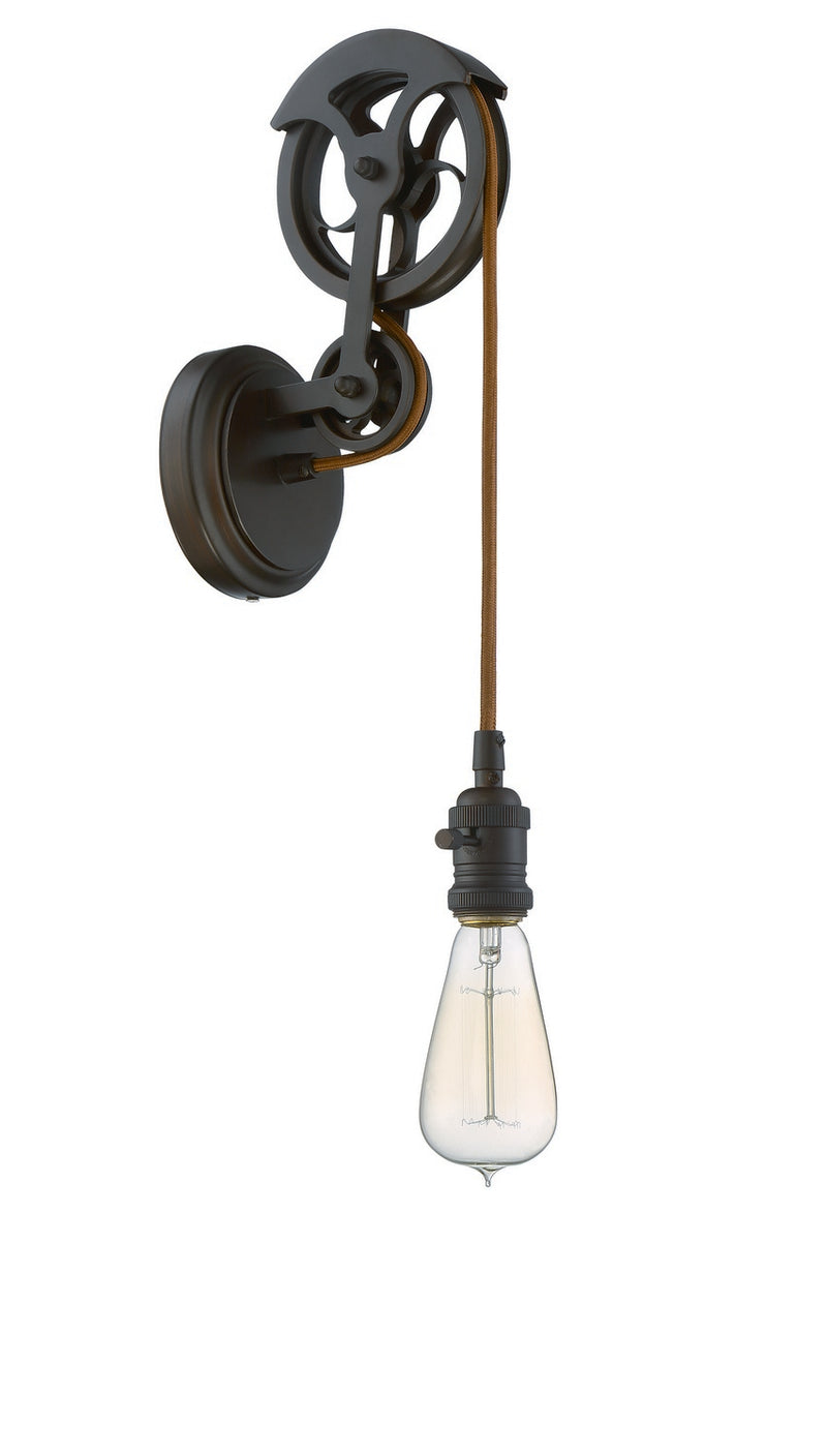 Craftmade CPMKPW-1ABZ One Light Wall Sconce, Aged Bronze Brushed